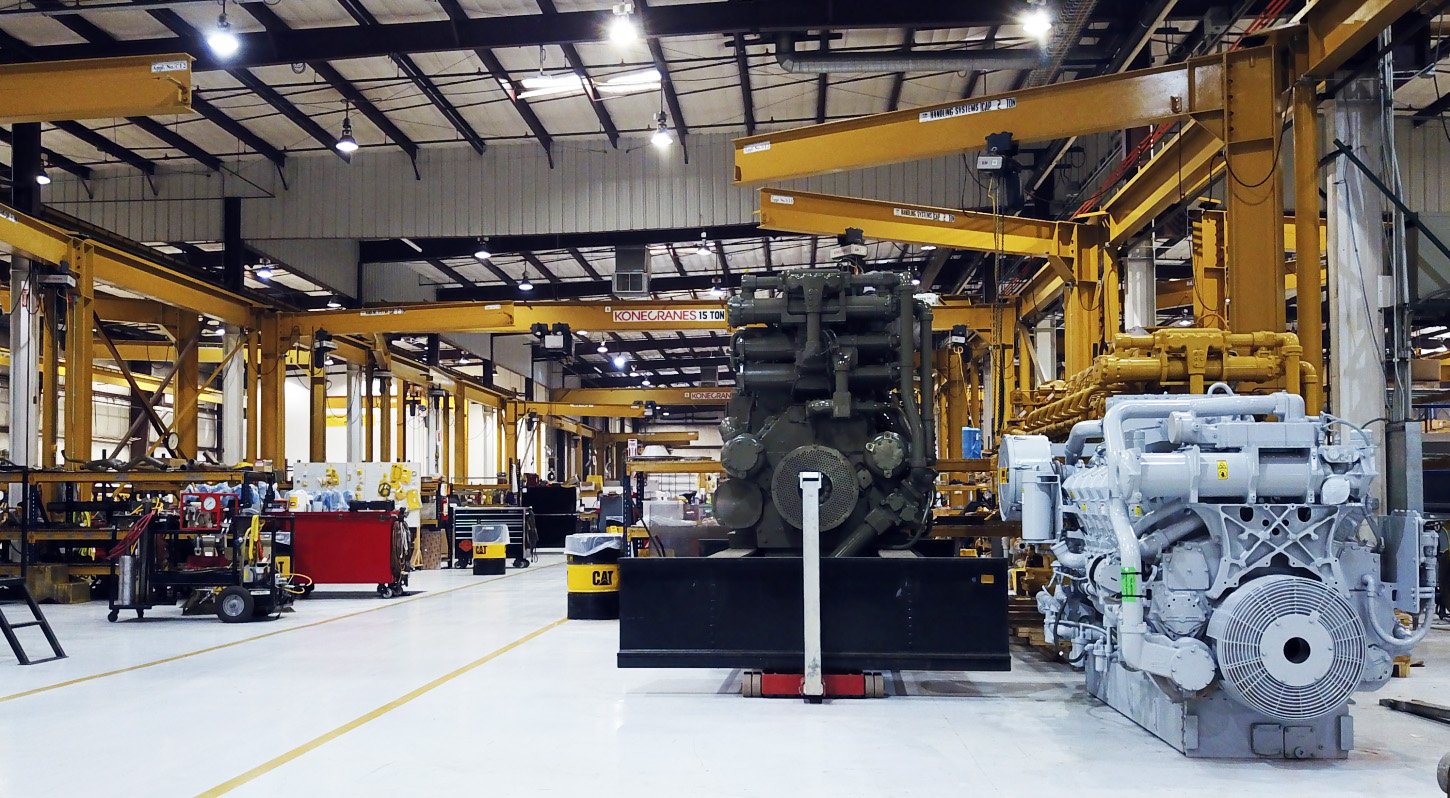 Professional engine rebuilding and machining facility